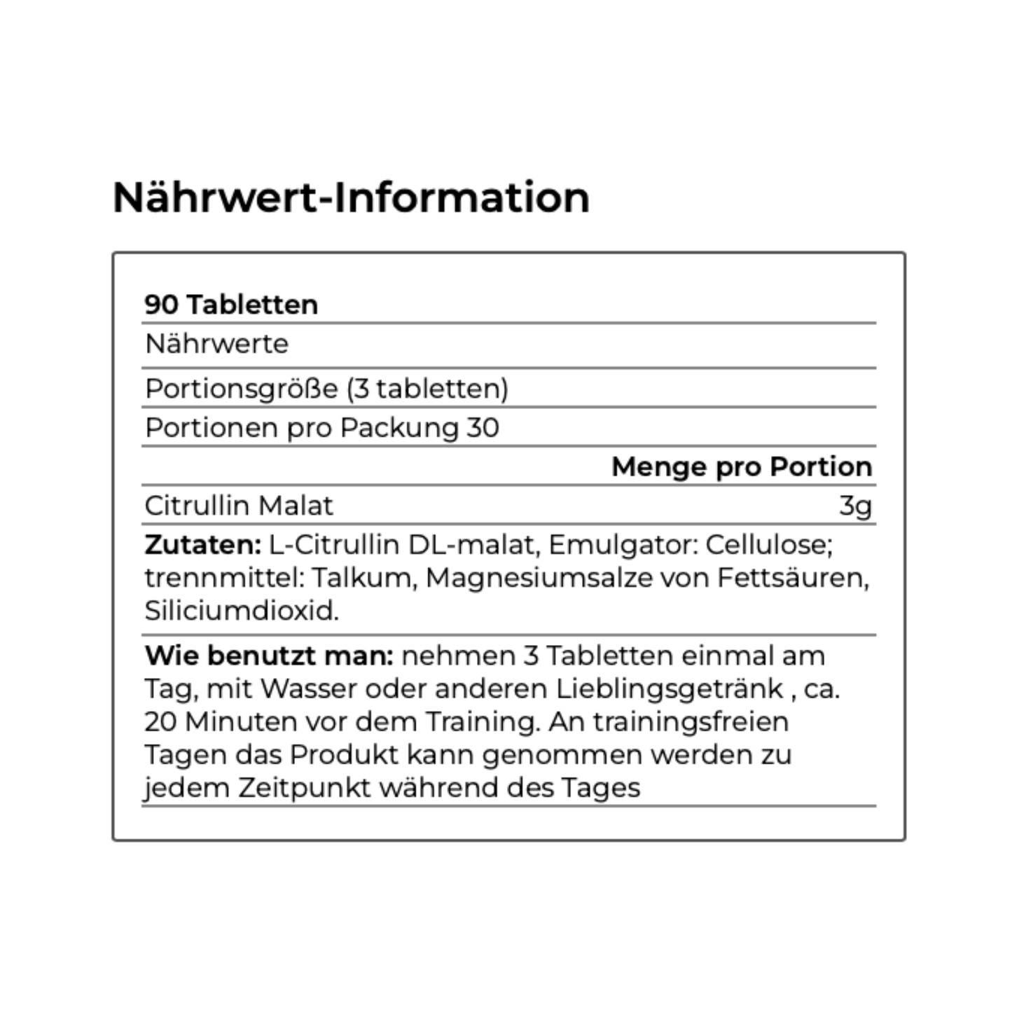 Yamamoto - Citrulline MALATE