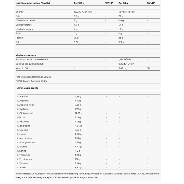 YAMAMOTO NUTRITION - Ultra Whey WPC S EVO